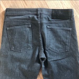 Naked & Famous Denim Skinny Guy Gray Stretch Jeans